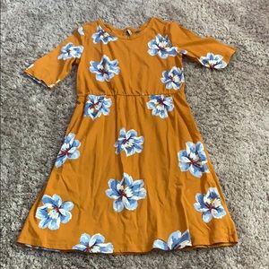 Old navy floral short sleeve knit dress